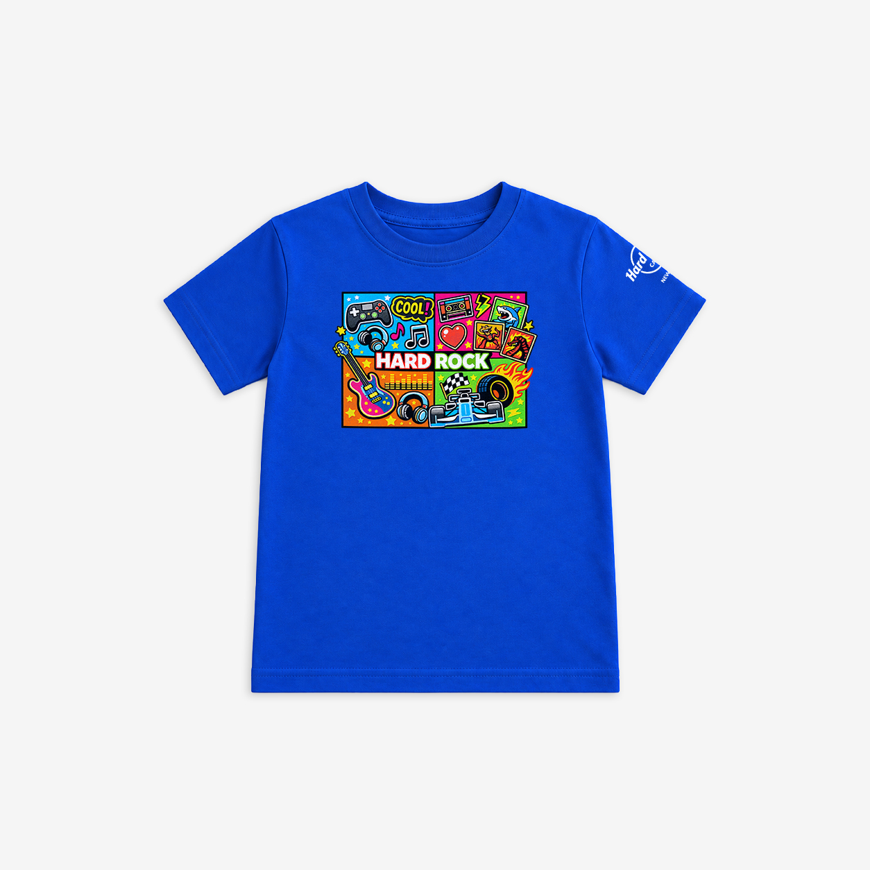 Toddler Fit Pop Art Playtime Tee in Royal Blue image number 1
